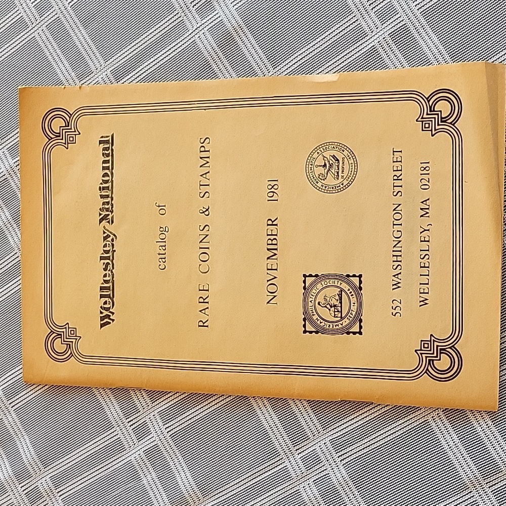 Vintage Wellesley National Stamp Catalog Of Rare Coibs and Stamps